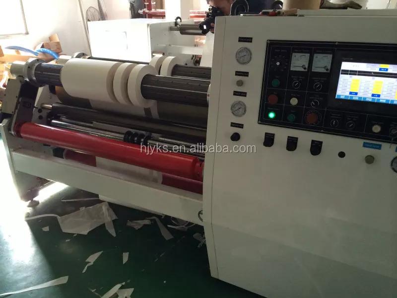 HJY-FQ12 Horizontal Double Shafts Slitting And Rewinding Machine6