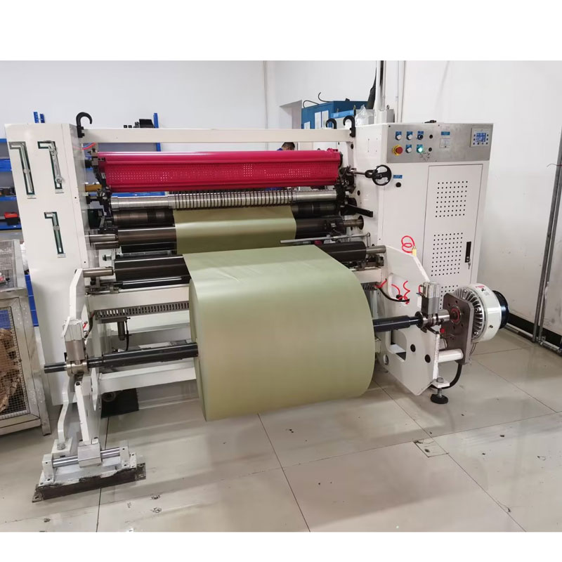 Hjy-Fq08 High Quality Large Diameter Roll Pet Tape Industry Tape Slitting Rewinding Machine (4)