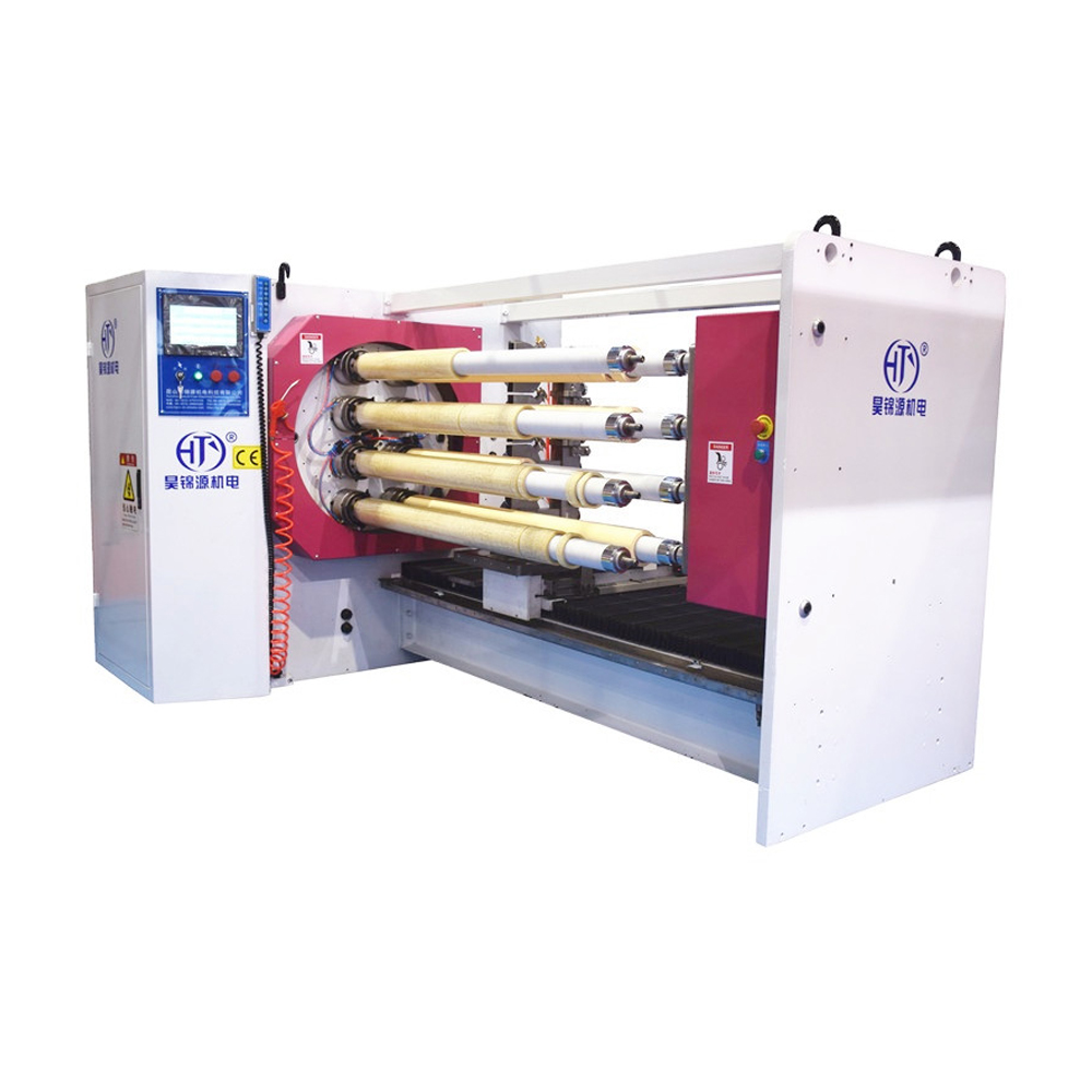 China HJY-QJ08 Eight Shafts Automatic Tape Roll Slitting